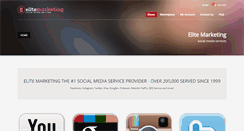 Desktop Screenshot of elitesocial.net